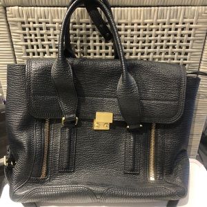 3.1 Phillip Lim Black Medium Pashli Satchel